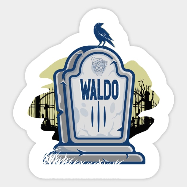 Found Waldo Sticker by PalmGallery